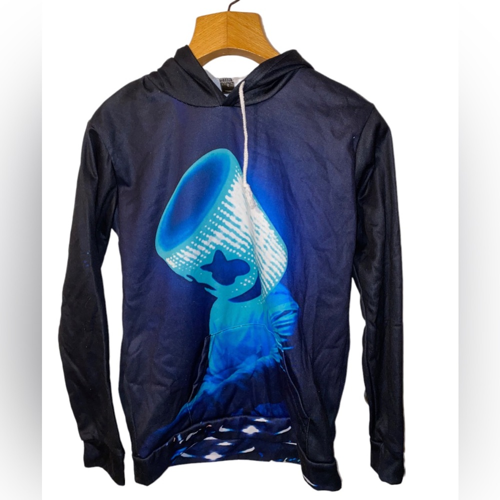 Marshmallo electric blue and navy Sweatshirt size large